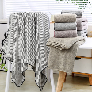 Ensemble de serviettes épaisses en fibre de <span class=keywords><strong>charbon</strong></span> de bambou et corail, pour le bain et le visage, douces et absorbantes, pour la maison, Gipsophila - Product Image 4