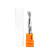 Fresa de compresión de carburo sólido de 2 filos (arriba-abajo) para router CNC, vástago de 4mm, 6mm, 1/4, 3/8 para corte de madera, MDF, contrachapado, OEM