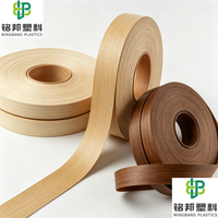 Bande de bordure en PVC Mingbang Factory Direct, écologique, effet bois, pour le bordage des meubles, des armoires et des placards.
