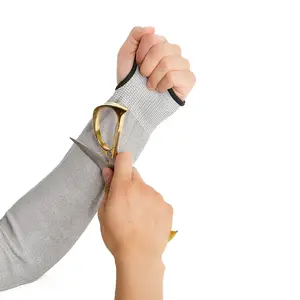 Tùy chỉnh chất lượng cao A4 mức độ đan an toàn cánh tay tay áo có thể điều chỉnh cắt kháng tay áo cọ bảo vệ cắt bằng chứng bảo vệ cánh tay