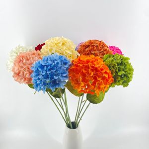 Single Stem Large <b>Artificial</b> <b>Hydrangea</b> Flower Silk High Simulation Wedding Home Decor Photography Props - Product Image 3