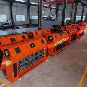 Bucket Screening Ballast Motek Factory, Bucket Flip Screen <span class=keywords><strong>Loader</strong></span> dengan Pompa, Motor, Gearbox, Mesin - Perlengkapan Excavator - Product Image 4