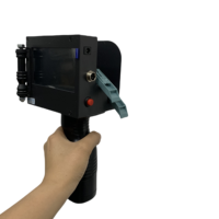 Impresora de Inyección de Tinta Manual TIJ, Máquina de Codificación de Fecha de Producción y Códigos de Barras para Bolsas de Cartón y Embalajes Flexibles con Fuente Grande de 5 cm