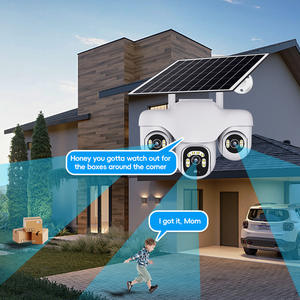 Cámara de Seguridad Solar V380Pro 12MP IP66 Impermeable con Tarjeta SIM 4G, Wifi, 3 Lentes, 3 Pantallas, Inalámbrica para el Hogar, PTZ, CCTV - Product Image 4