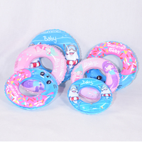 Bouée gonflable pour enfants en PVC écologique certifiée CE, flotteur de piscine en forme de beignet, requin, sirène, marque Sunshine
