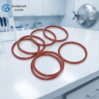BoilPeak PTFE-Verkapselter PFA FEP O-Ring Dichtung FKM Gummi VMQ Silikon Beschichtung Hochtemperaturbeständig (-30°C~+120°C) 20-90 Standard
