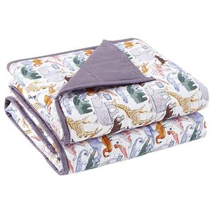 Manta Estampada al por Mayor con Diseños de <span class=keywords><strong>Flores</strong></span> y Animales, 100% Algodón Orgánico de Bambú, Manta con Peso, Cuentas de Vidrio No Tóxicas - Product Image 1