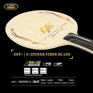 LOKI Hot Sell Lame <span class=keywords><strong>de</strong></span> <span class=keywords><strong>Tennis</strong></span> <span class=keywords><strong>de</strong></span> <span class=keywords><strong>Table</strong></span> Série Liang Jingkun ADC, 7 Plis Fibre Carbone Aramide - Product Image 4