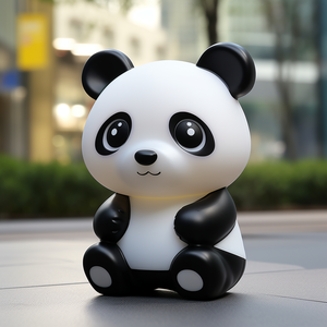 Niños Kawaii Caja DE SEGURIDAD Juguete Viaje Niñas Niños Caja de almacenamiento decorativa Panda Piggy Bank - Product Image 5