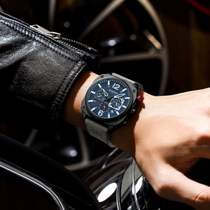 curren 8398 Watches Men Quartz Wristwatches for Male Luminous Chronograph Dial Leather <b>Clock</b> curren Watches Prices - Product Image 6