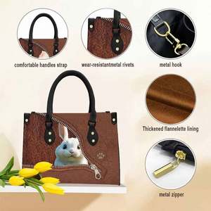 Sacs fourre-tout portables et simples pour femmes, style tendance, personnalisables avec votre marque privée, vente en gros - Product Image 3