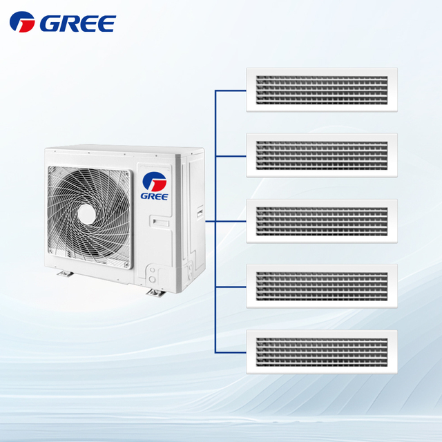For Gree New Smart Life 5HP Multi Zone AC VRF/VRV DC Inverter Unit Household Central HVAC System with Core Motor and Pump
