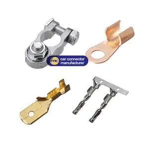 FPIC The Clamp Post Ring Copper Terminals Electrical Connectors P Brass Wire Cover Connection Car Battery Terminals Connector