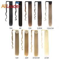 AliLeader – queue de cheval synthétique lisse en Fiber haute température de 34 pouces, extension à Clip