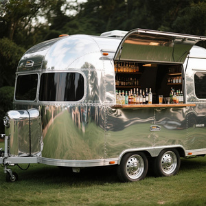 Remorque de restauration 2025 Trailers Fired Pizza White Cart, certifiée CE, pour glaces, barbecue et autres aliments - Product Image 4
