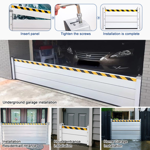 Barreras contra Inundaciones de Aluminio, Barreras Impermeables para Puertas de Garaje, Ligeras, de Fácil Montaje, Reflectantes - Product Image 5