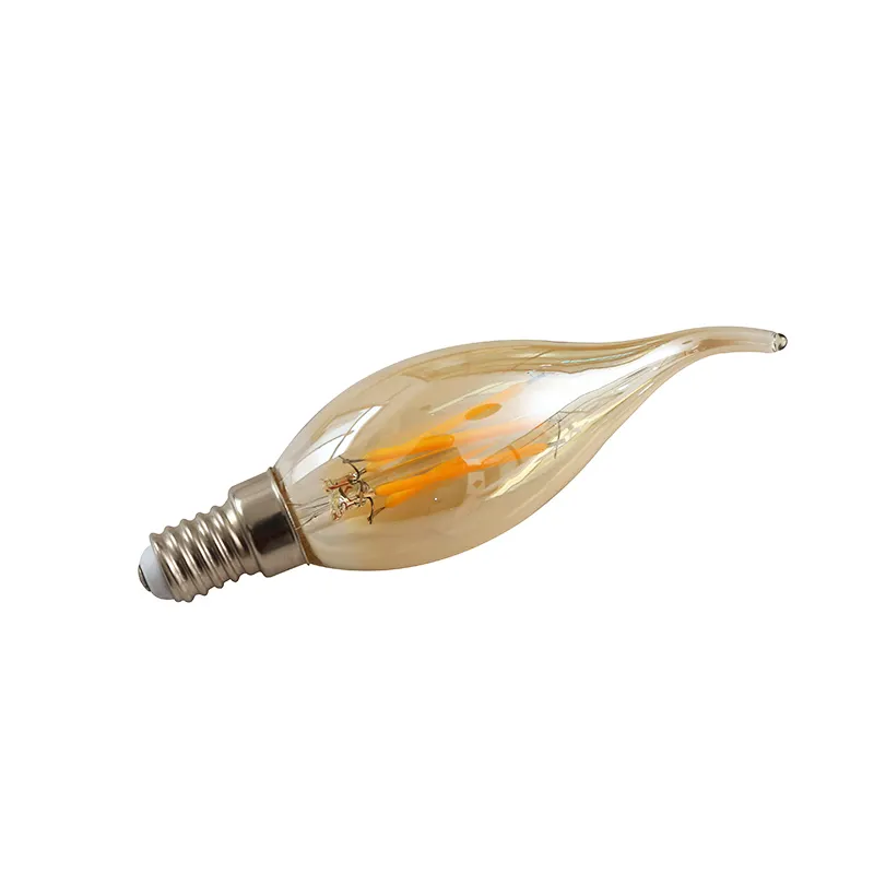 230V Dimmable Led Chandelier Light Bulb Daylight Filament Led Candle Light Bulb E14 E27