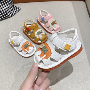 Sandales de plage antidérapantes à semelle souple pour bébés et tout-petits, sandales décontractées pour nouveau-nés, chaussures d'été pour enfants - Product Image 2