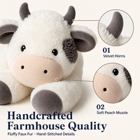 Peluche personnalisée super douce de 60 cm, peluche animale Nochi - Couverture brodée en tissu ultra doux pour les boutiques de cadeaux et les détaillants