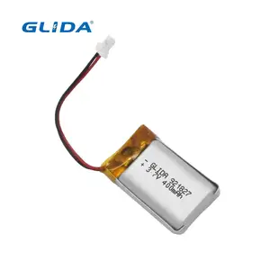कंप्यूटर के लिए ग्लाइडा 921827 400mAh 3.7V रिचार्जेबल रिचार्जेबल बैटरी लिपो बैटरी सेल
