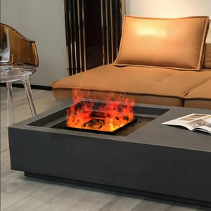 Chimenea de Agua Lineal Personalizada, Chimenea de Vapor Comercial, Chimenea de Vapor 3D Realista para Hoteles, Diseño Interior Moderno - Product Image 2