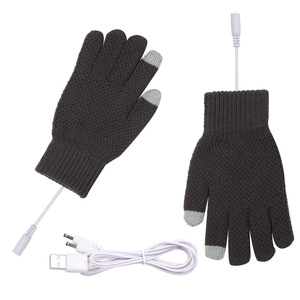 Gants chauffants USB Motif chauffant <span class=keywords><strong>Mitaine</strong></span> à tricoter Gants chauffants Mains complètes Écran tactile <span class=keywords><strong>Ordinateur</strong></span> portable Gants chauds - Product Image 5