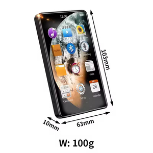 Reproductor MP4 con Pantalla Táctil IPS de 4 Pulgadas, Reproductor de Música MP3, BT 5.0, Altavoz Integrado, Libro Electrónico, Radio, Reproductor MP3 Portátil - Product Image 2
