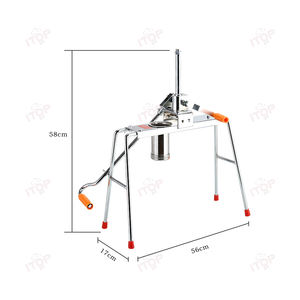 Set da 9 Pezzi Macchina Manuale per <span class=keywords><strong>Pasta</strong></span> Pressa per Noodle Multifunzione in Acciaio Inox - Product Image 5