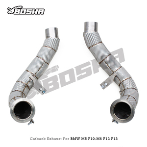 ท่อเดรน OBM สำหรับ BMW M5 M6 F10 F12 F13 F06ปี2012–2016เครื่องยนต์ S63 4.4TT พร้อมฉนวนหุ้มกันความร้อนท่อไอเสียเพิ่มประสิทธิภาพการไหลเวียนแบบอิสระ - Product Image 5