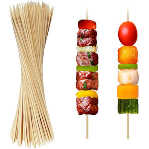 Palitos de Bambú para Barbacoa de 12-40 cm, Palitos de Bambú Natural de Grado Alimenticio, Palitos Desechables para Barbacoa, Carne, Verduras, Frutas, <span class=keywords><strong>Kebab</strong></span>, Mango Largo - Product Image 6