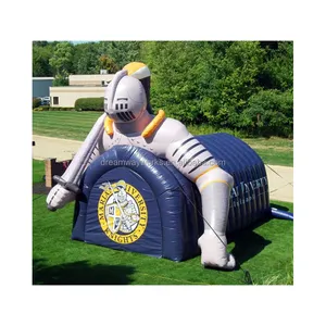 2023 New inflatable knight tunnel,custom inflatable tunnel for football sports