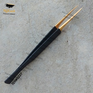 Pinzas de extensión de pestañas, pinzas de extensión de pestañas con agarre de diamante de Color personalizado, NQLASH - Product Image 5