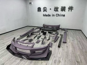 Bộ body kit Mitsubishi LANCER <span class=keywords><strong>EVO</strong></span> 7 8 <span class=keywords><strong>9</strong></span>, nâng cấp kiểu dáng VS, cản trước và sau, ốp sườn, cánh gió và nắp capo. - Product Image 4