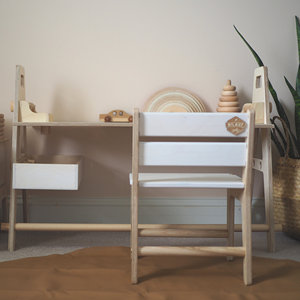 Table sensorielle en bois pour bébé et enfant en bas âge, Table de jeu avec 2 boîtes de rangement, Table d'eau sensorielle avec blocs pour enfants - Product Image 3