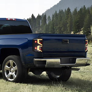 Feux arrière automatiques pour <span class=keywords><strong>Chevrolet</strong></span> <span class=keywords><strong>Silverado</strong></span> 2007-2018 LED feux arrière de voiture assemblage mise à niveau feux de freinage dynamiques accessoires d'outils - Product Image 6