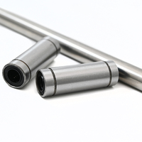 Rodamiento Lineal LM8LUU, Guía de Movimiento Lineal, Buje de Acero Cromado P6 de Precisión, Eje de 8 mm, Autolubricante, Precio de Fábrica