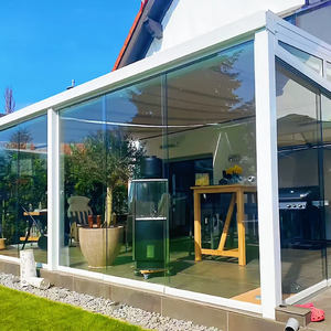 غرفة مشمسة من الألومنيوم قابلة للتخصيص مع أشعة الشمس قابلة للتخصيص تتميز بشرفة أكشاك وجناح من المصنع مباشرة - Product Image 5