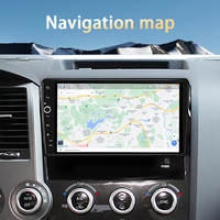 Radio Mobil Multimedia Android Layar IPS Gerllish dengan Navigasi GPS Terintegrasi untuk Tundra 2007-2013 Sequoia