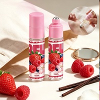 Parfum en gros personnalisé avec logo, arômes de fraise, vin, vanille, caramel, framboises, huile de parfum EDP roll-on 15ml pour femme