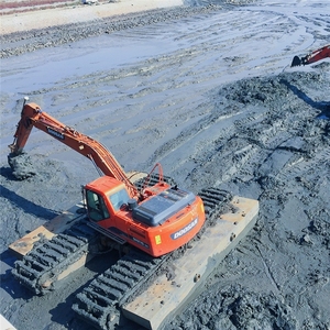 Excavadoras anfibias con pontón 21ton, precio barato, Ekskavator, <span class=keywords><strong>Amfibi</strong></span>, dengan, pontón 21ton, dengan, Harga Murah - Product Image 2