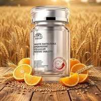 Tablet Spermidine Matsutake Putih, Vitamin C dari Kecambah Gandum, Suplemen Kecantikan untuk Kulit Bercahaya, Label Pribadi