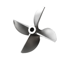 Impeller Baja Karbon Tipe Vane Terbuka untuk Suku Cadang Pompa Air, Pengecoran Lilin Hilang, Komponen Pompa Buatan Khusus, Pemasok