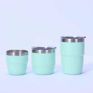 Taza de Café Espresso de 4/6/8 oz con Tapa Magnética de Acero Inoxidable, Disponible en Existencia - Product Image 6