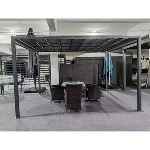 MIA Eisen wasserdichtes Dach Klapp Pergolas Pavillon Aluminium Set - Product Image 5