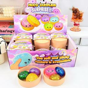 Juguetes Antiestrés de Dumplings con Purpurina, 12 Unidades por Caja, Mini Dumplings Blandos, Juguetes de Malta Misteriosos para Halloween, Alivio del Estrés - Product Image 6