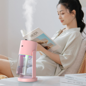 เครื่องเพิ่มความชื้นในอากาศแบบพกพา ใช้ได้ทั้งในบ้านและรถยนต์ พร้อมไฟ LED ฉายภาพ 7 สี สร้างบรรยากาศโรแมนติกดุจท้องฟ้าเต็มดาว - Product Image 4