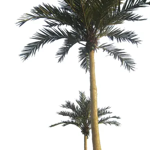 Vente de palmier artificiels de grande taille, meilleure qualité, prix bas, plante artificielle, décoration d'arbre, fleurs décoratives et couronnes, 1 pièce