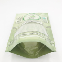 Sachet d'emballage alimentaire personnalisé pour chien de qualité alimentaire - Sac barrière multicouche à fond plat avec encoche de déchirement et fenêtre OEM