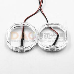 DAO Hot 76mm <span class=keywords><strong>LED</strong></span> luce occhi d'angelo universale 30 occhi d'angelo anello <span class=keywords><strong>Halo</strong></span> 76mm altri accessori luce interna auto - Product Image 1