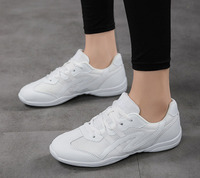 Chaussures de joie pour jeunes filles chaussures de danse athlétiques blanches Cheerleading baskets de Tennis pour l'entraînement sportif de compétition